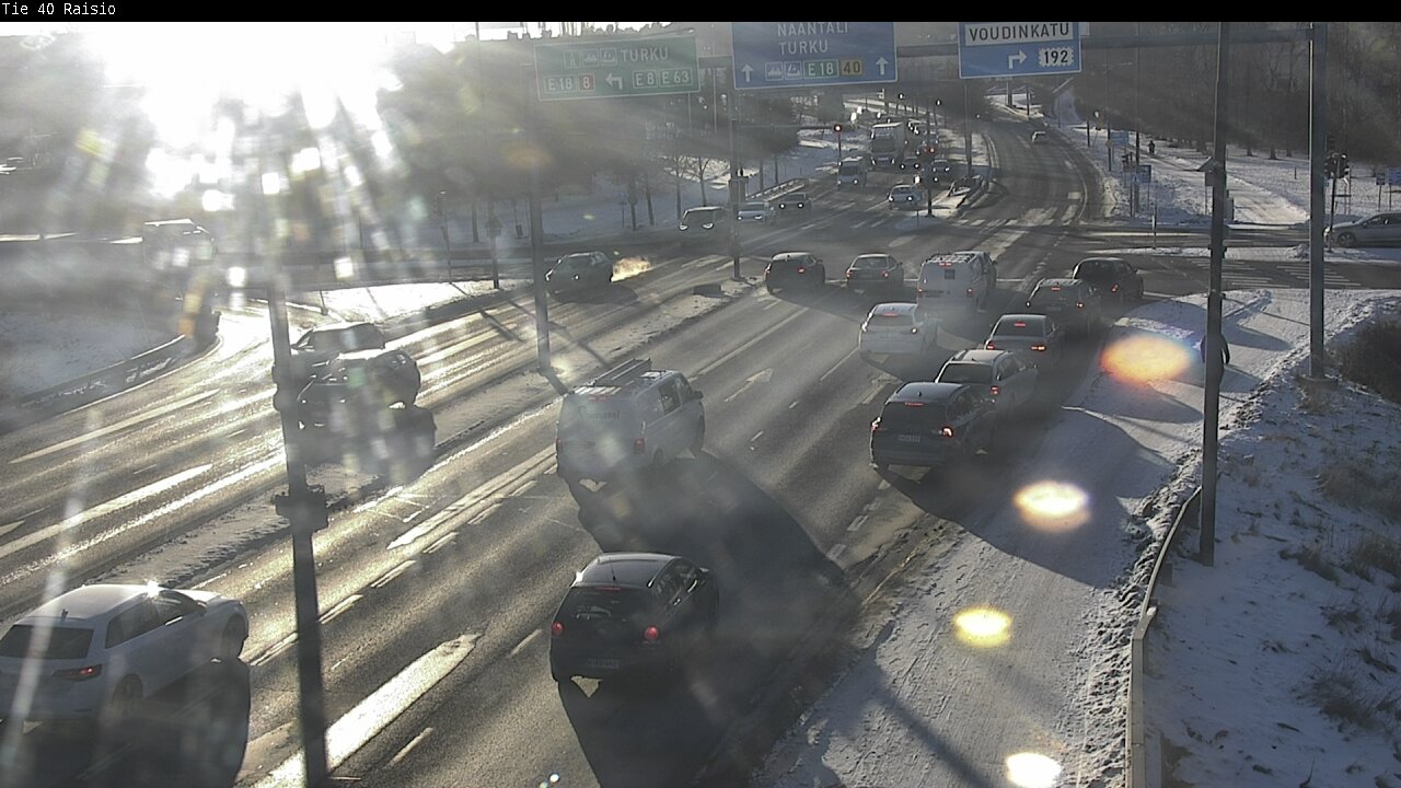 Weather Camera Image Road 40 Raisio, Raisio, Varsinais-Suomi