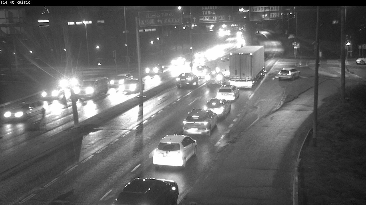 Weather Camera Image Väg 40 Reso, Raisio, Varsinais-Suomi