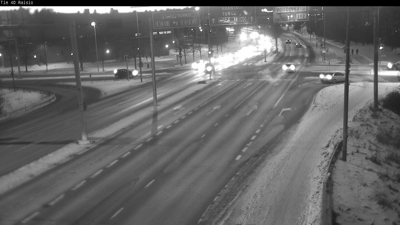 Weather Camera Image Road 40 Raisio, Raisio, Varsinais-Suomi