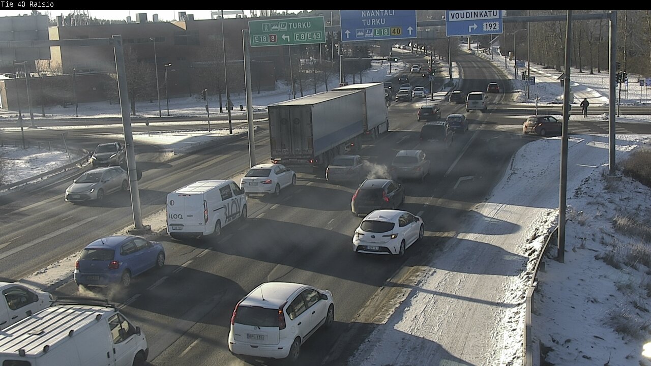 Weather Camera Image Road 40 Raisio, Raisio, Varsinais-Suomi