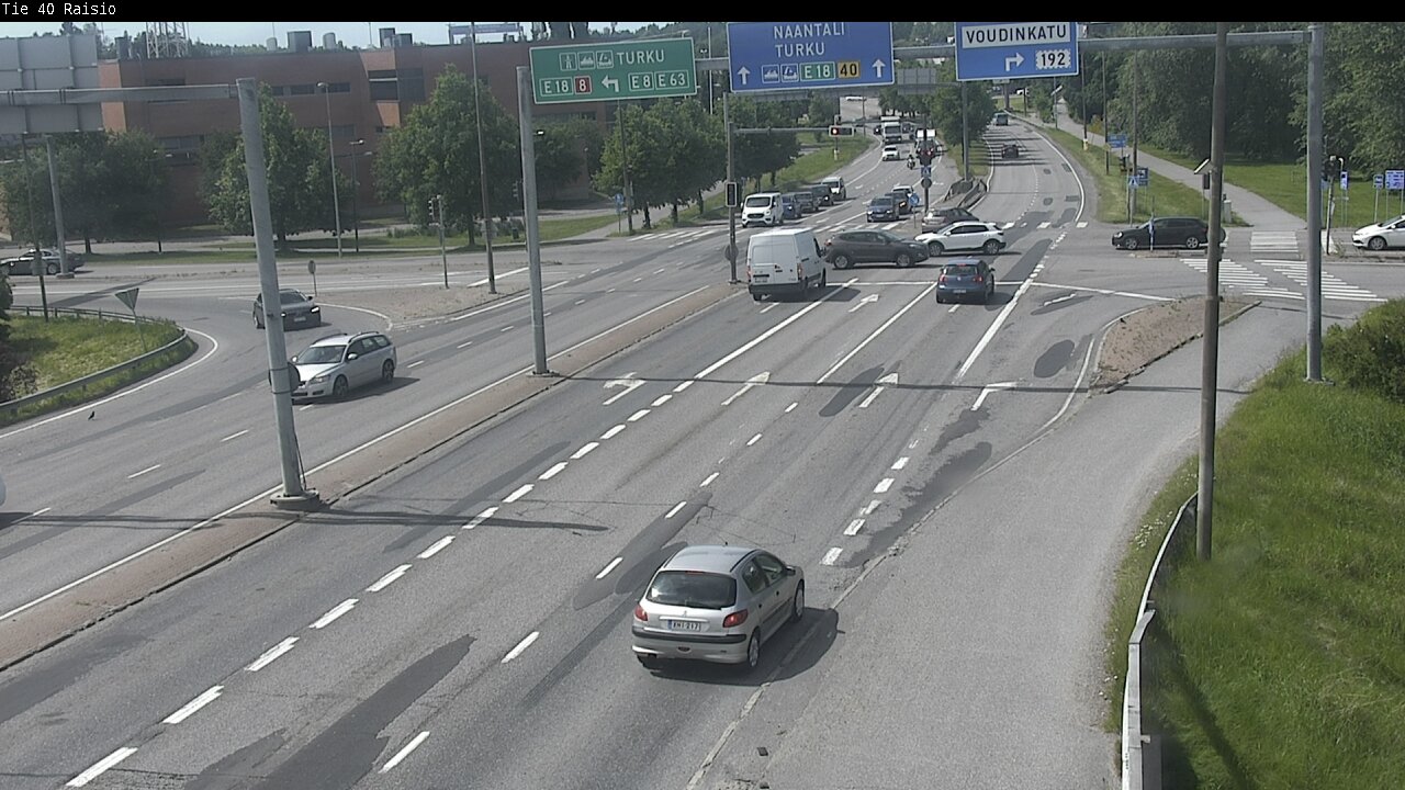 Weather Camera Image Väg 40 Reso, Raisio, Varsinais-Suomi