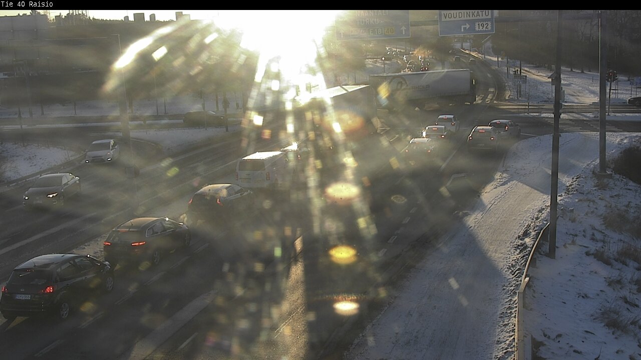 Weather Camera Image Road 40 Raisio, Raisio, Varsinais-Suomi