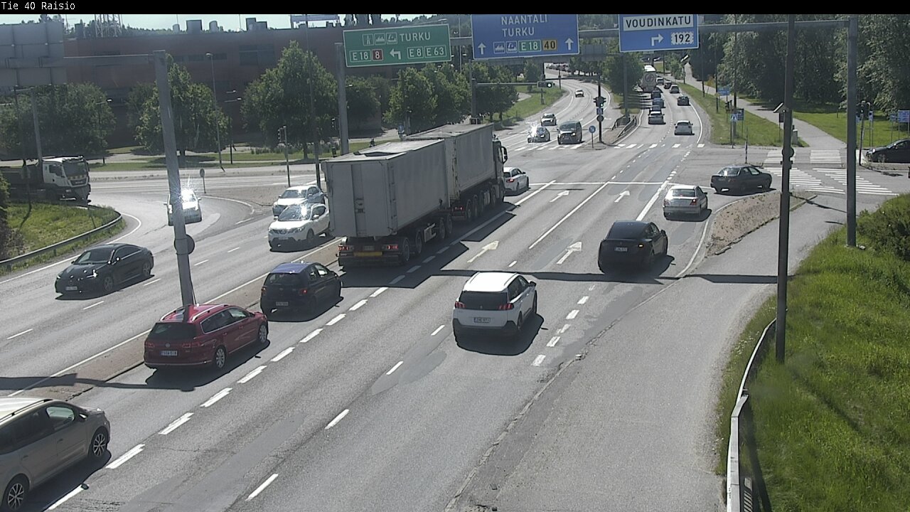 Weather Camera Image Väg 40 Reso, Raisio, Varsinais-Suomi