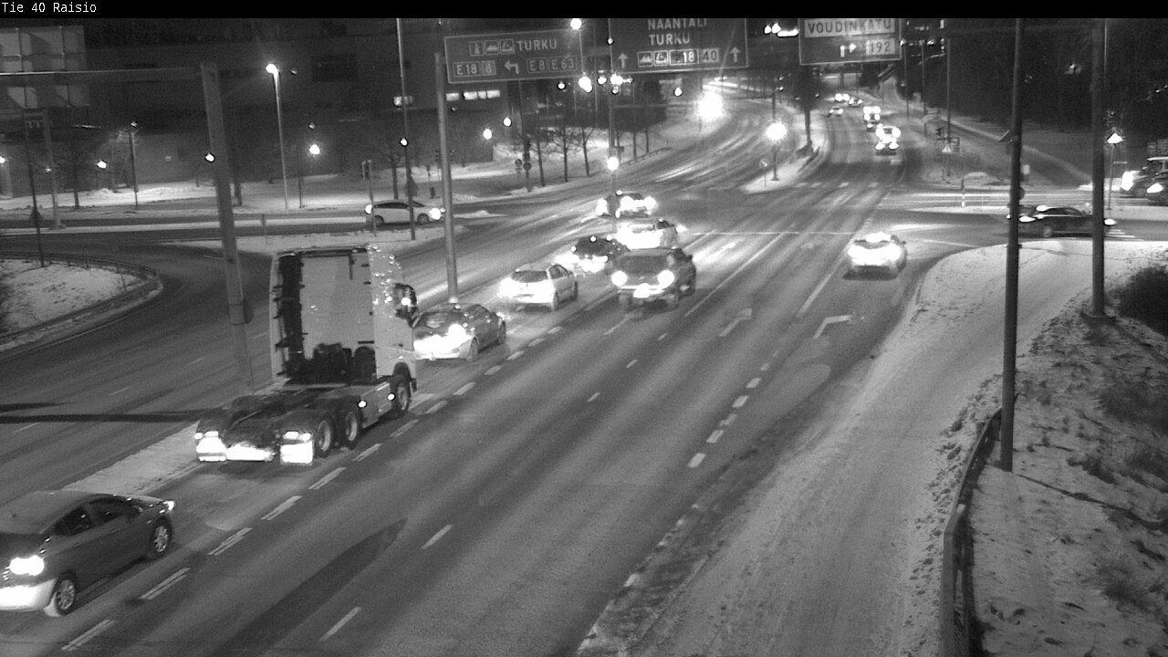 Weather Camera Image Road 40 Raisio, Raisio, Varsinais-Suomi