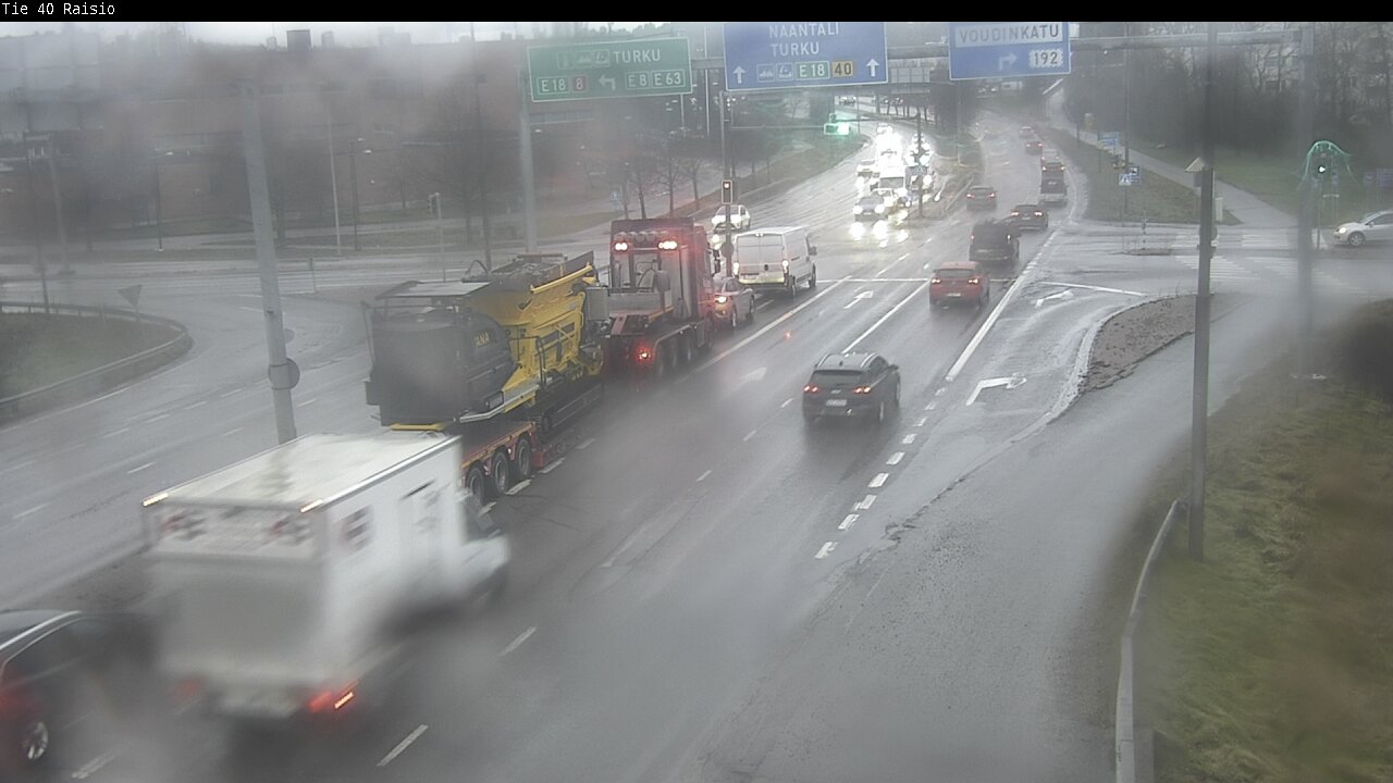 Weather Camera Image Väg 40 Reso, Raisio, Varsinais-Suomi