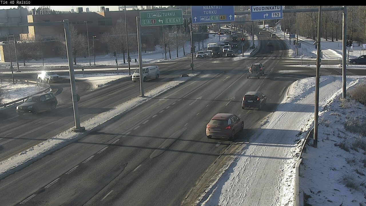 Weather Camera Image Road 40 Raisio, Raisio, Varsinais-Suomi