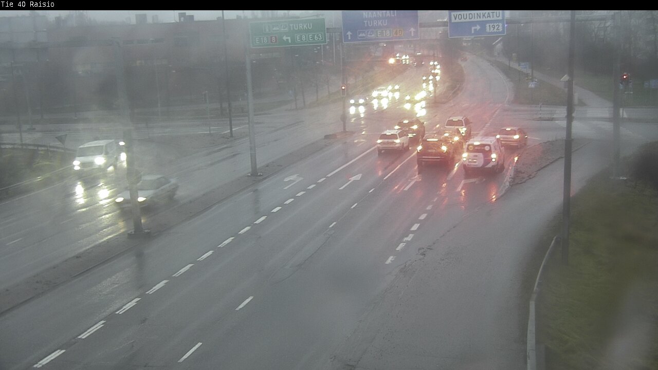 Weather Camera Image Väg 40 Reso, Raisio, Varsinais-Suomi