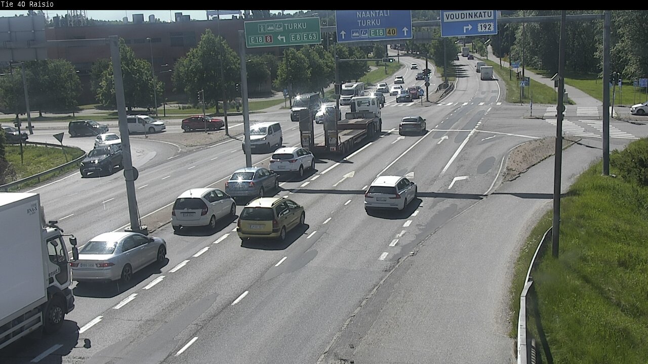 Weather Camera Image Väg 40 Reso, Raisio, Varsinais-Suomi