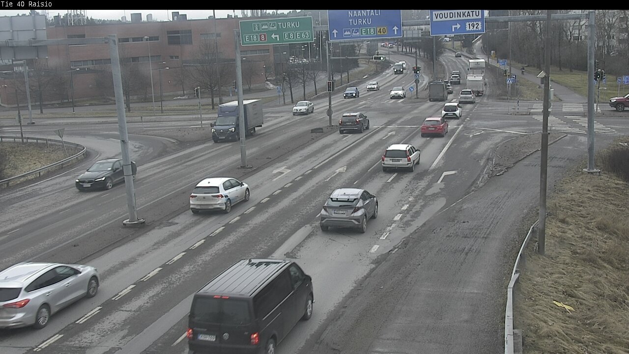 Weather Camera Image Väg 40 Reso, Raisio, Varsinais-Suomi