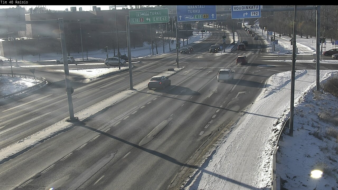 Weather Camera Image Road 40 Raisio, Raisio, Varsinais-Suomi