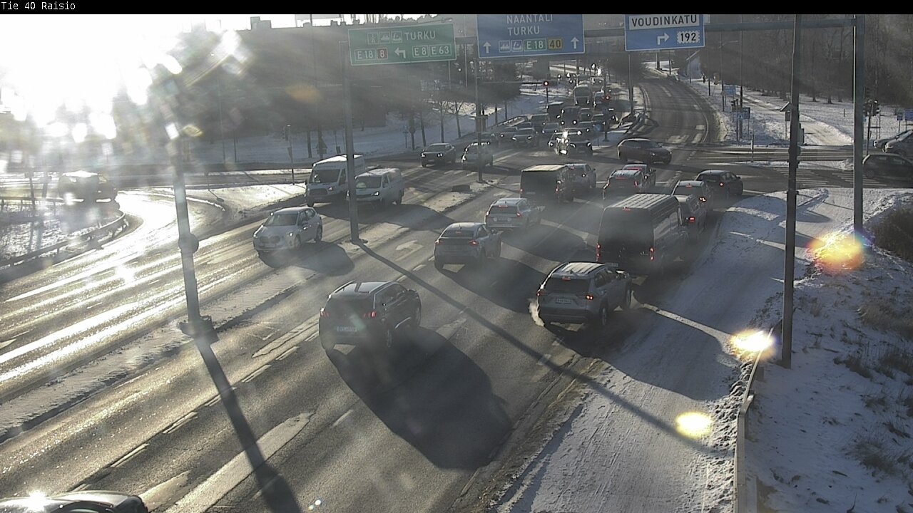 Weather Camera Image Road 40 Raisio, Raisio, Varsinais-Suomi