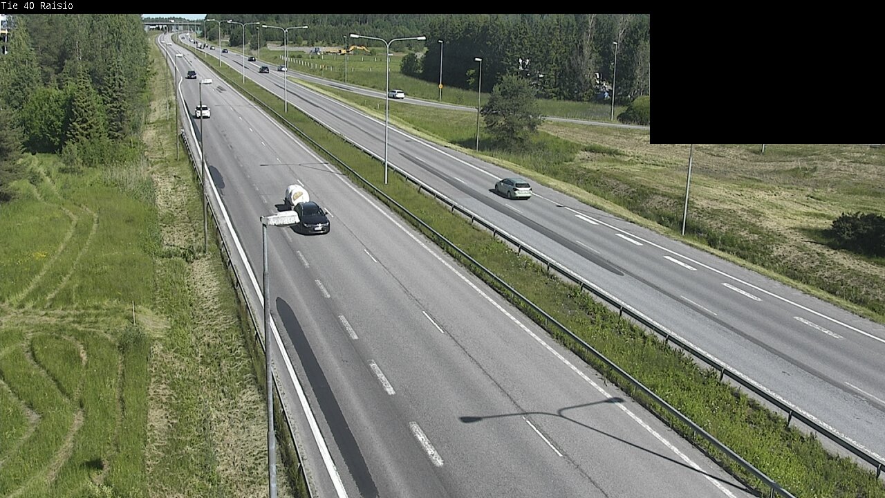 Weather Camera Image Väg 40 Reso, Raisio, Varsinais-Suomi
