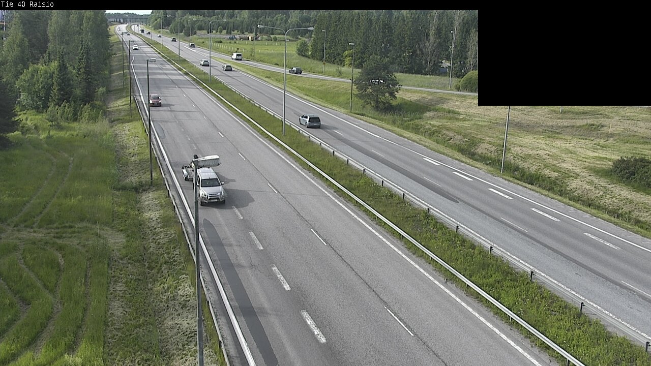 Weather Camera Image Väg 40 Reso, Raisio, Varsinais-Suomi