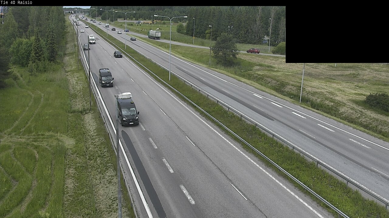 Weather Camera Image Väg 40 Reso, Raisio, Varsinais-Suomi