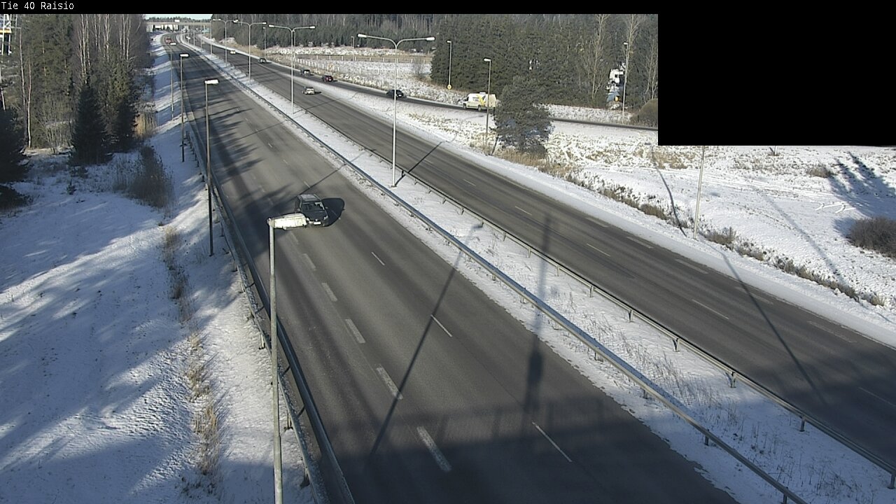 Weather Camera Image Väg 40 Reso, Raisio, Varsinais-Suomi