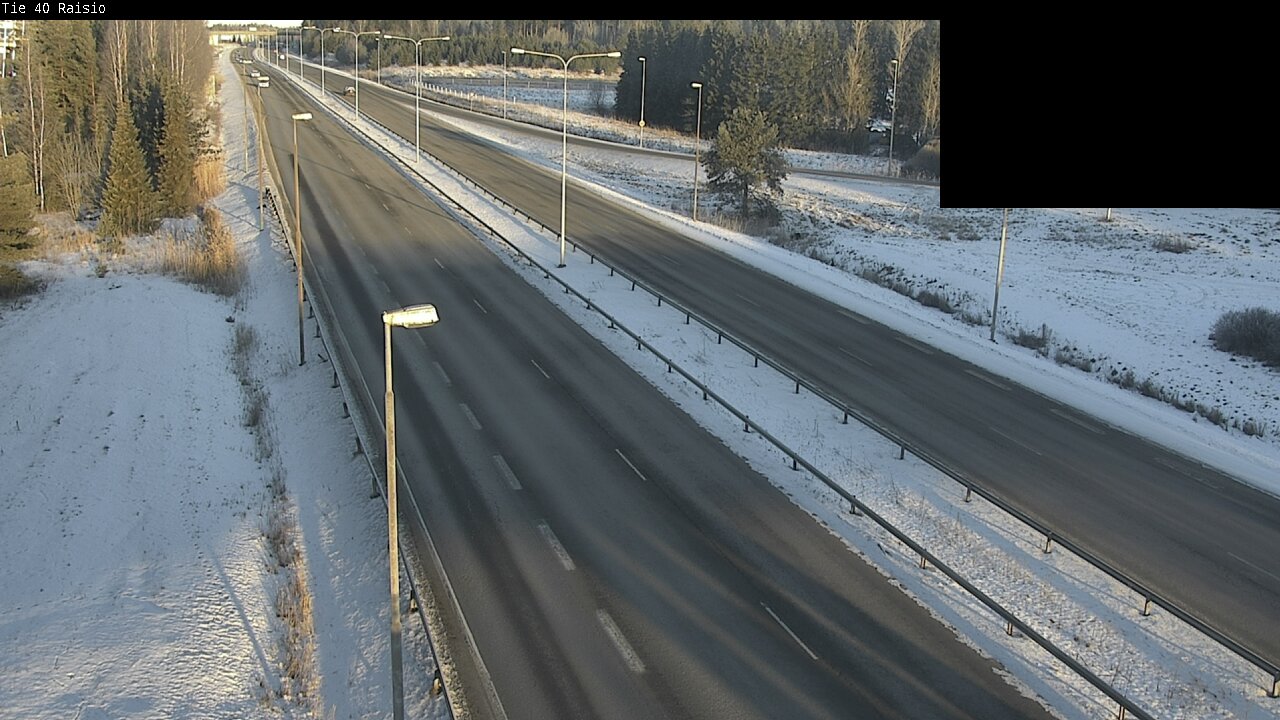 Weather Camera Image Väg 40 Reso, Raisio, Varsinais-Suomi