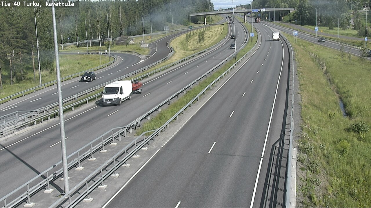 Weather Camera Image Road 40 Kaarina, Ravattula, Kaarina, Varsinais-Suomi