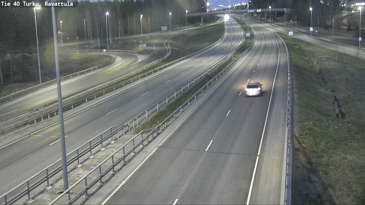 Weather Camera Image Road 40 Kaarina, Ravattula, Kaarina, Varsinais-Suomi