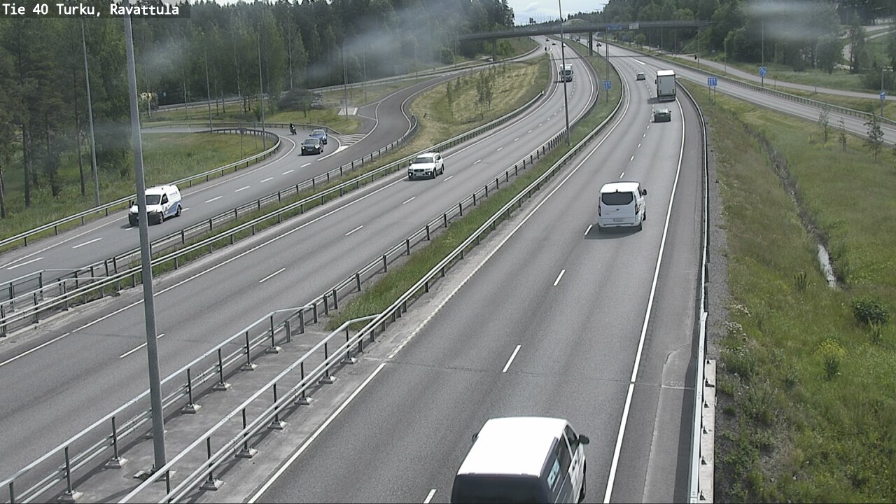 Weather Camera Image Väg 40 S:t Karins, Ravattula, Kaarina, Varsinais-Suomi