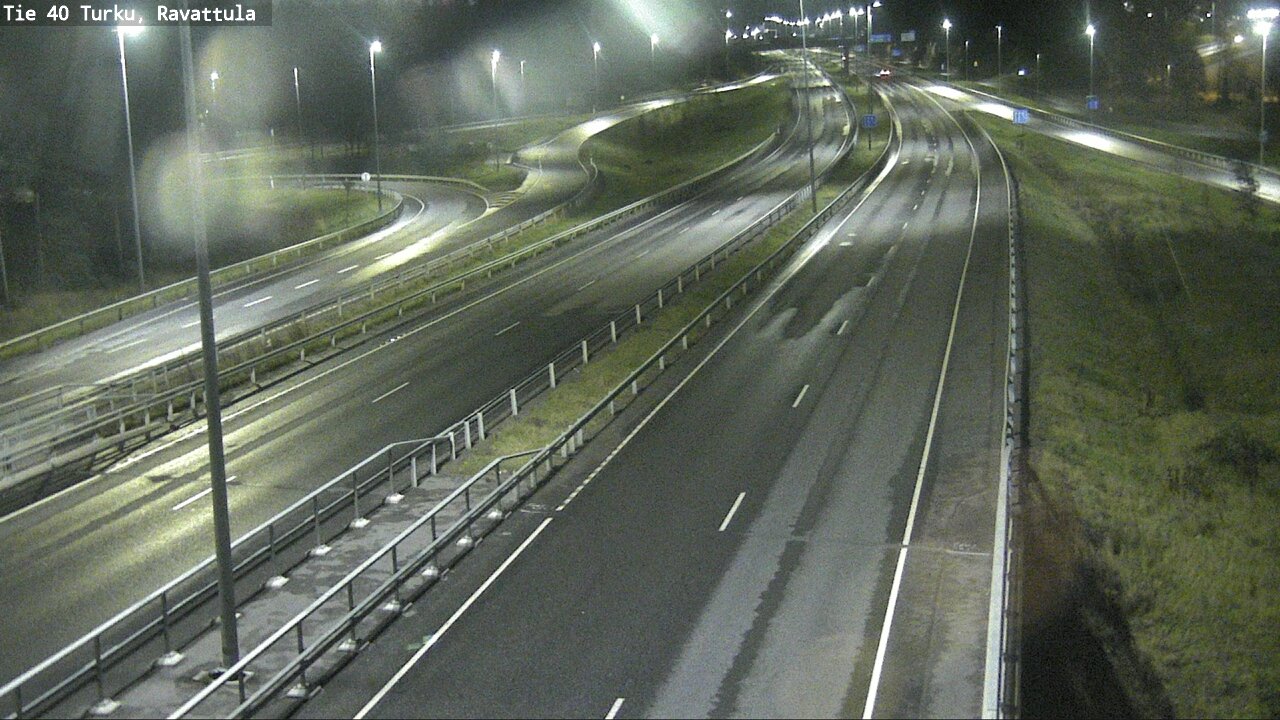 Weather Camera Image Väg 40 S:t Karins, Ravattula, Kaarina, Varsinais-Suomi