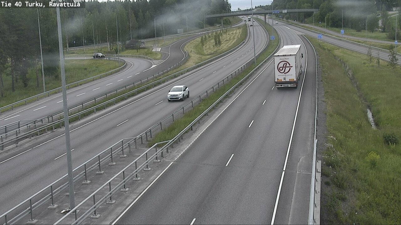 Weather Camera Image Väg 40 S:t Karins, Ravattula, Kaarina, Varsinais-Suomi