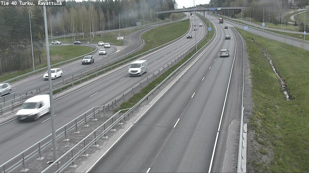 Weather Camera Image Väg 40 S:t Karins, Ravattula, Kaarina, Varsinais-Suomi