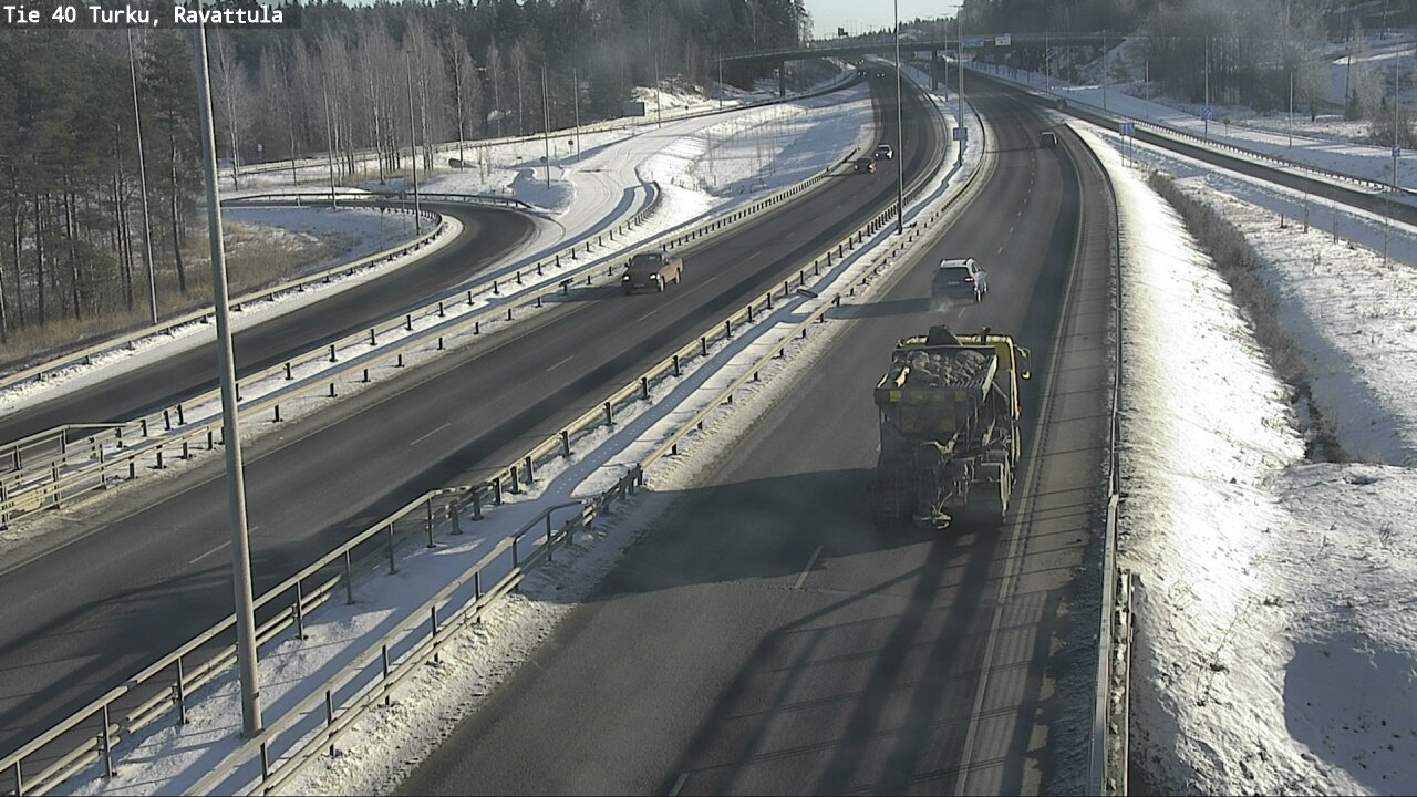 Weather Camera Image Road 40 Kaarina, Ravattula, Kaarina, Varsinais-Suomi