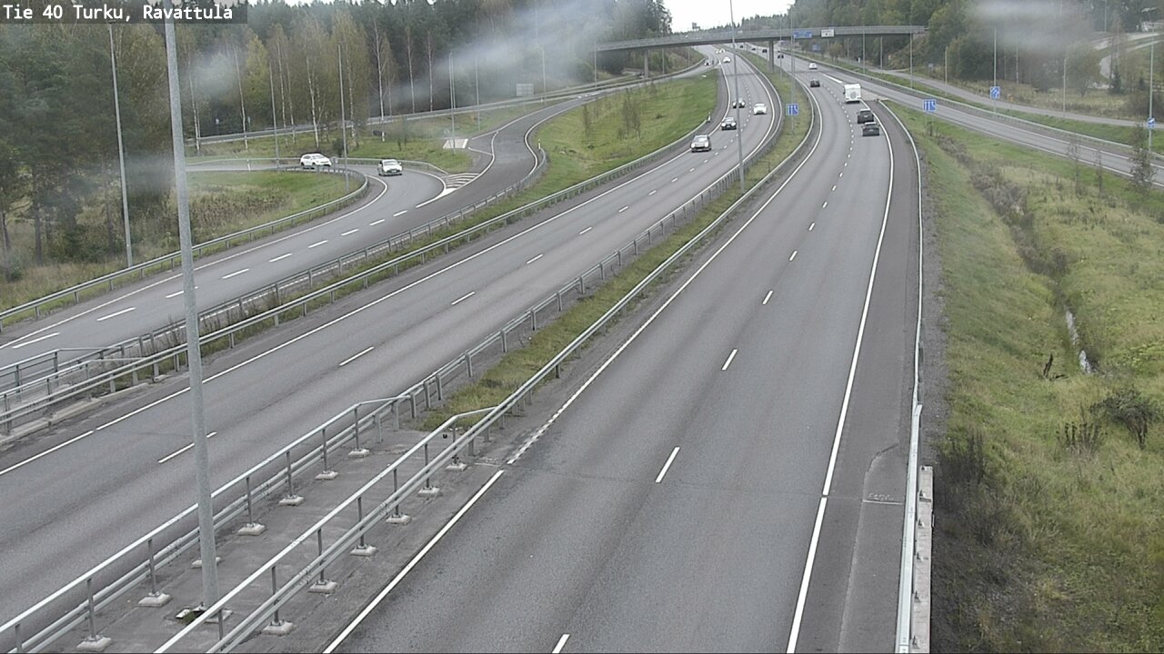 Weather Camera Image Väg 40 S:t Karins, Ravattula, Kaarina, Varsinais-Suomi
