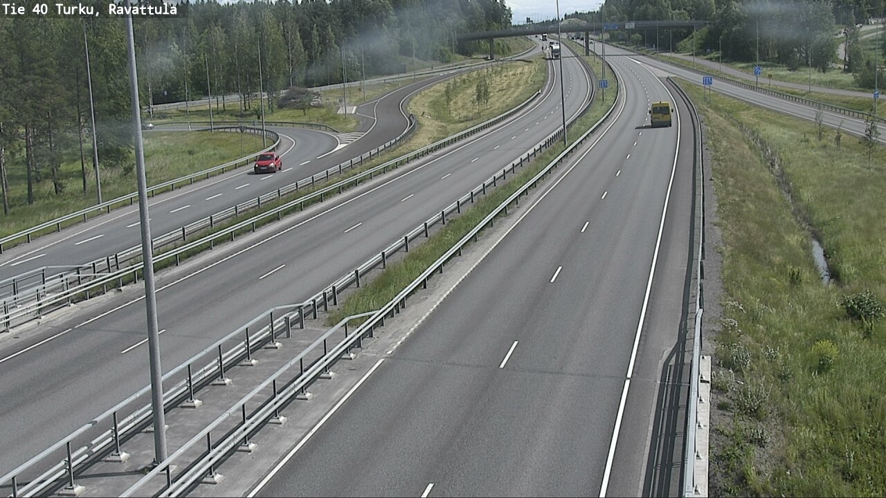 Weather Camera Image Väg 40 S:t Karins, Ravattula, Kaarina, Varsinais-Suomi
