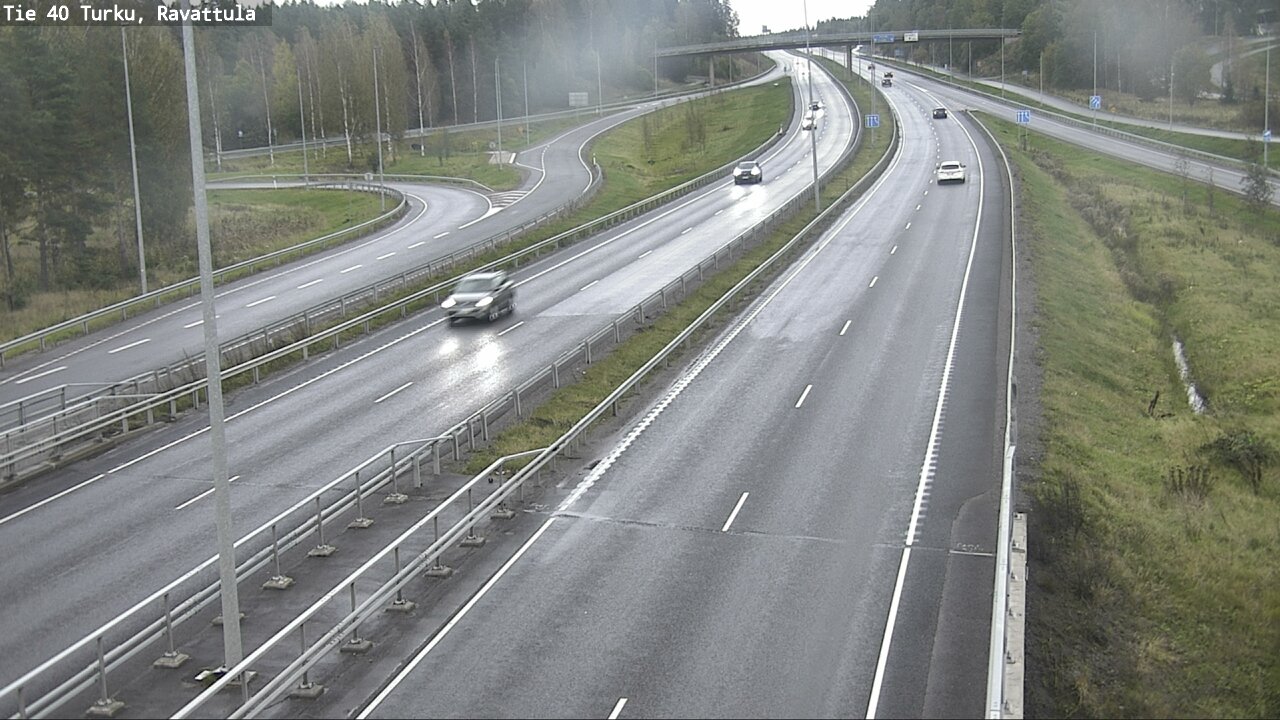 Weather Camera Image Väg 40 S:t Karins, Ravattula, Kaarina, Varsinais-Suomi