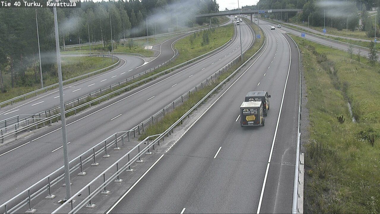 Weather Camera Image Väg 40 S:t Karins, Ravattula, Kaarina, Varsinais-Suomi
