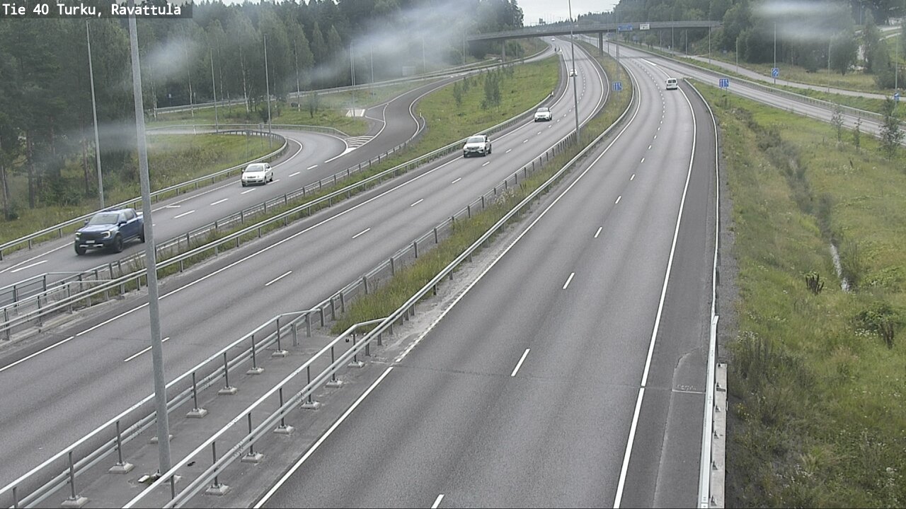 Weather Camera Image Väg 40 S:t Karins, Ravattula, Kaarina, Varsinais-Suomi