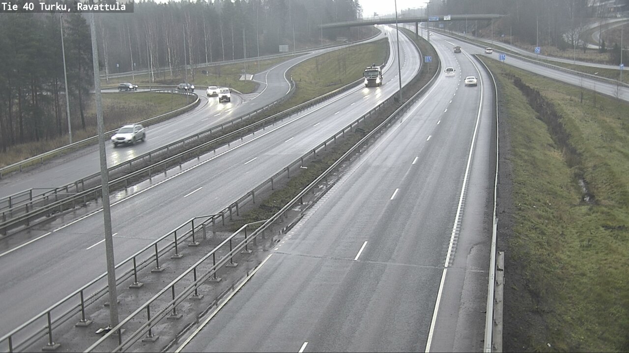 Weather Camera Image Väg 40 S:t Karins, Ravattula, Kaarina, Varsinais-Suomi