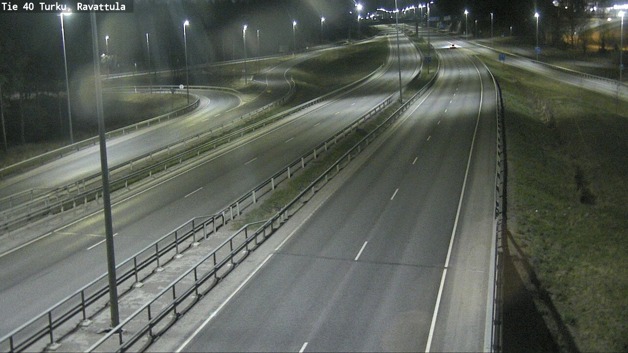 Weather Camera Image Road 40 Kaarina, Ravattula, Kaarina, Varsinais-Suomi