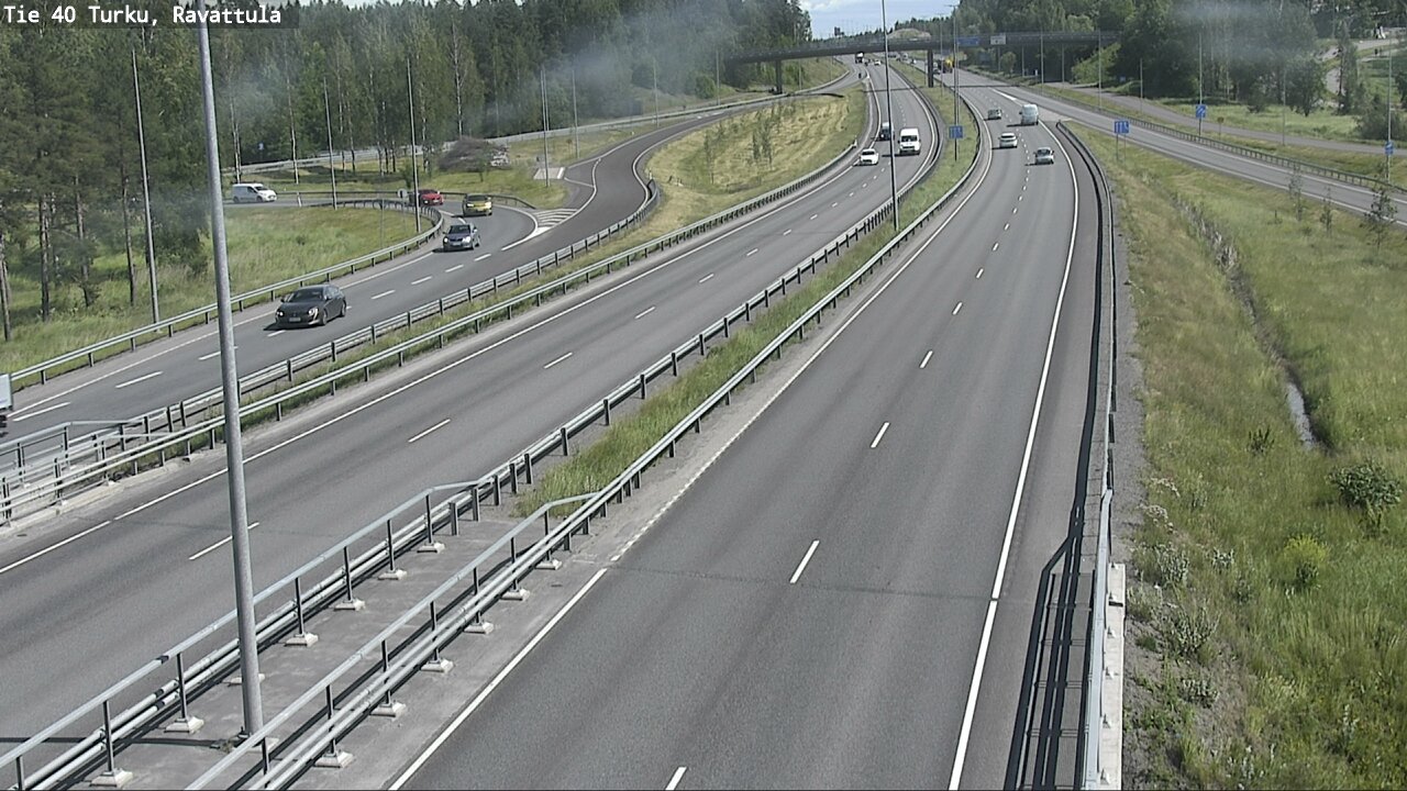 Weather Camera Image Väg 40 S:t Karins, Ravattula, Kaarina, Varsinais-Suomi