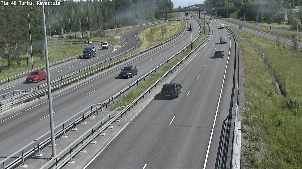 Weather Camera Image Väg 40 S:t Karins, Ravattula, Kaarina, Varsinais-Suomi