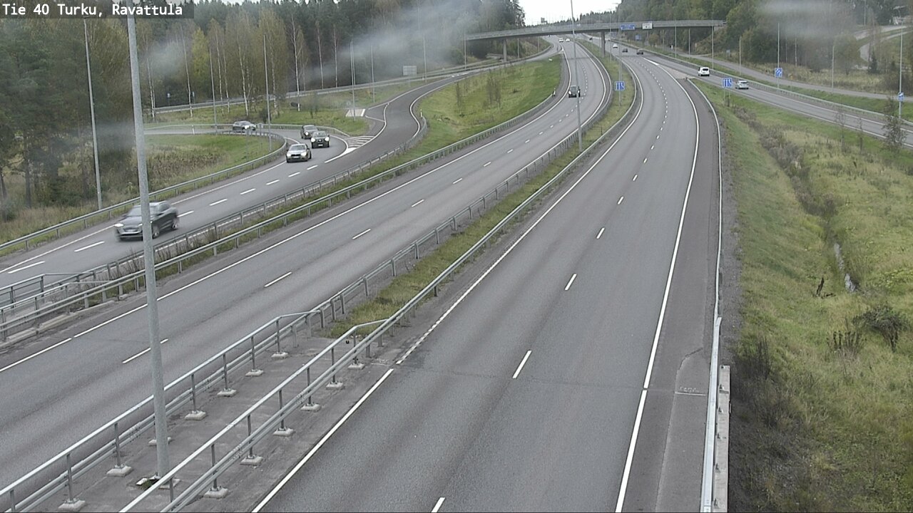 Weather Camera Image Väg 40 S:t Karins, Ravattula, Kaarina, Varsinais-Suomi