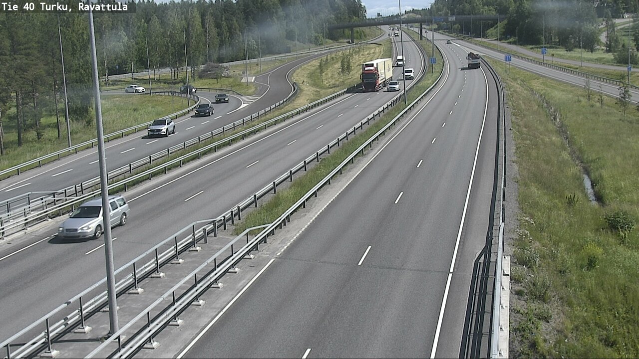 Weather Camera Image Väg 40 S:t Karins, Ravattula, Kaarina, Varsinais-Suomi