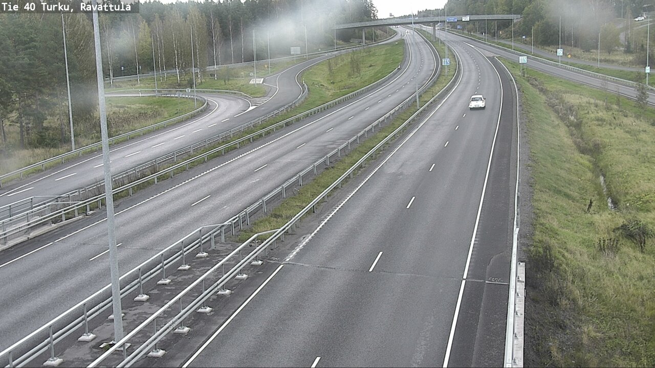 Weather Camera Image Väg 40 S:t Karins, Ravattula, Kaarina, Varsinais-Suomi
