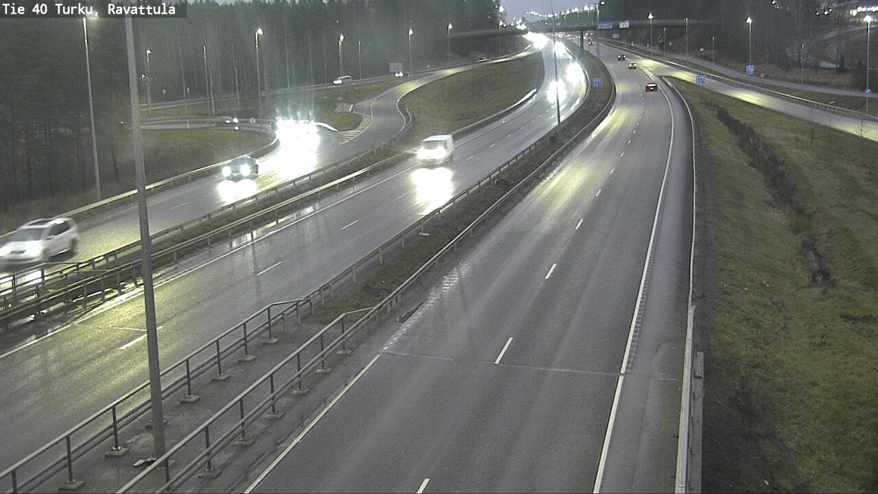Weather Camera Image Väg 40 S:t Karins, Ravattula, Kaarina, Varsinais-Suomi