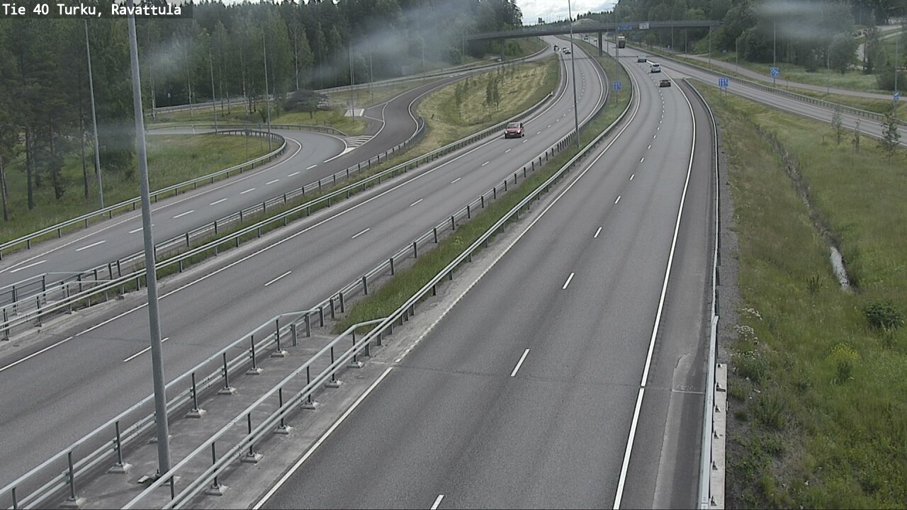 Weather Camera Image Väg 40 S:t Karins, Ravattula, Kaarina, Varsinais-Suomi