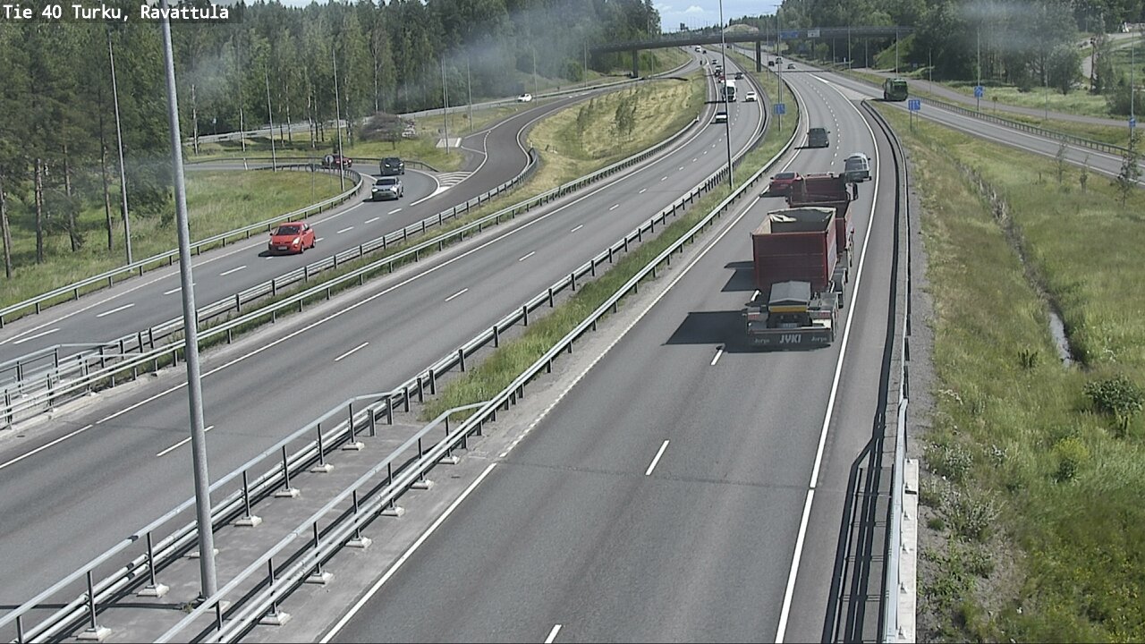 Weather Camera Image Väg 40 S:t Karins, Ravattula, Kaarina, Varsinais-Suomi