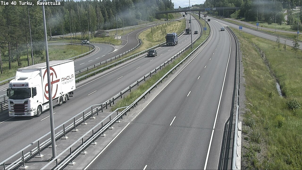 Weather Camera Image Väg 40 S:t Karins, Ravattula, Kaarina, Varsinais-Suomi