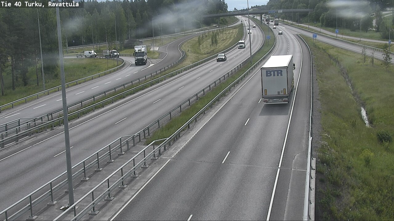Weather Camera Image Väg 40 S:t Karins, Ravattula, Kaarina, Varsinais-Suomi