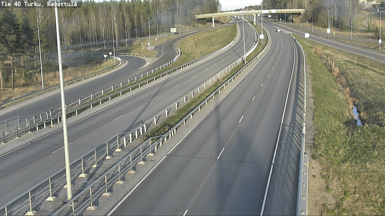 Weather Camera Image Väg 40 S:t Karins, Ravattula, Kaarina, Varsinais-Suomi