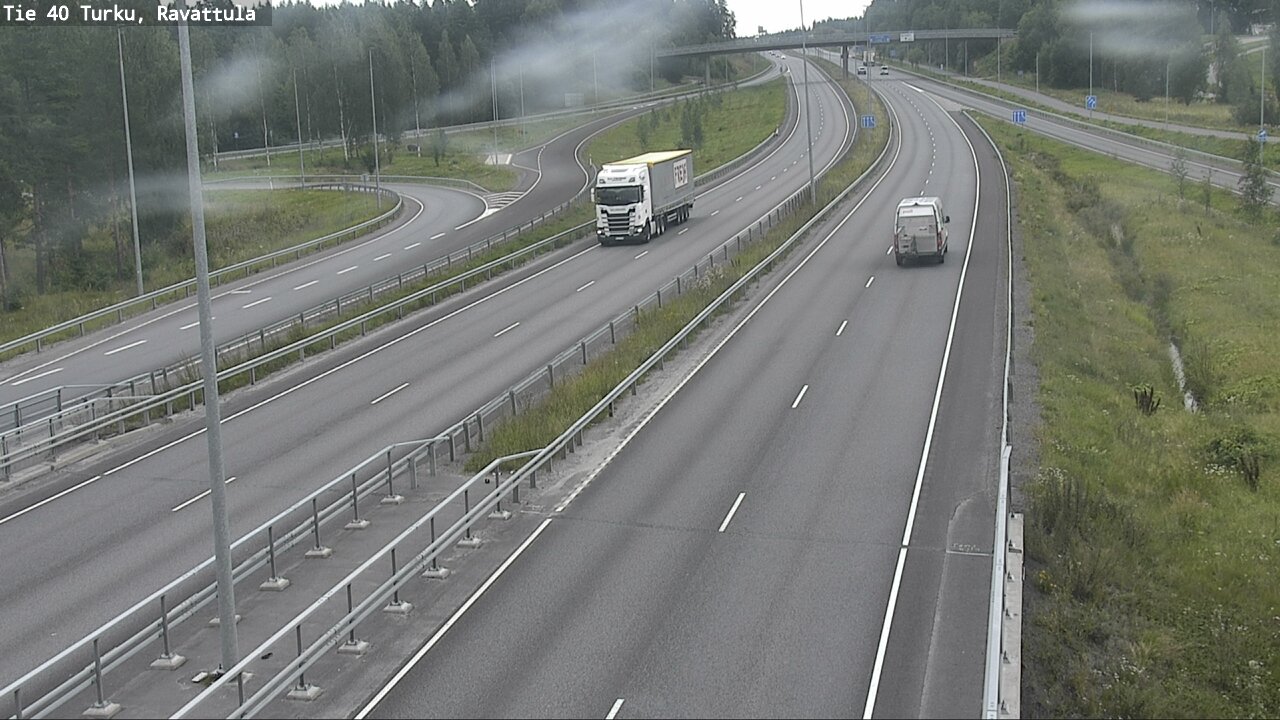 Weather Camera Image Väg 40 S:t Karins, Ravattula, Kaarina, Varsinais-Suomi