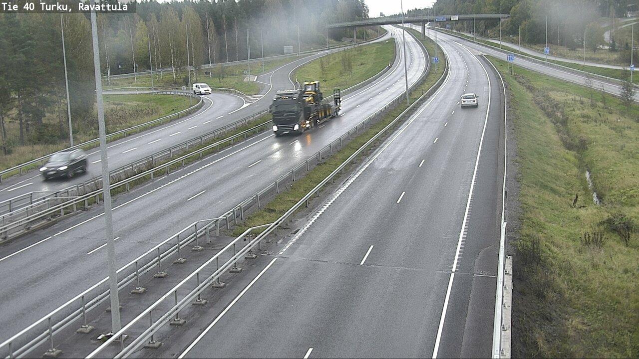 Weather Camera Image Väg 40 S:t Karins, Ravattula, Kaarina, Varsinais-Suomi
