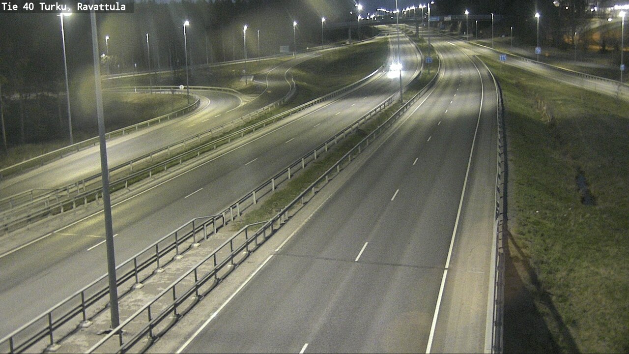 Weather Camera Image Road 40 Kaarina, Ravattula, Kaarina, Varsinais-Suomi