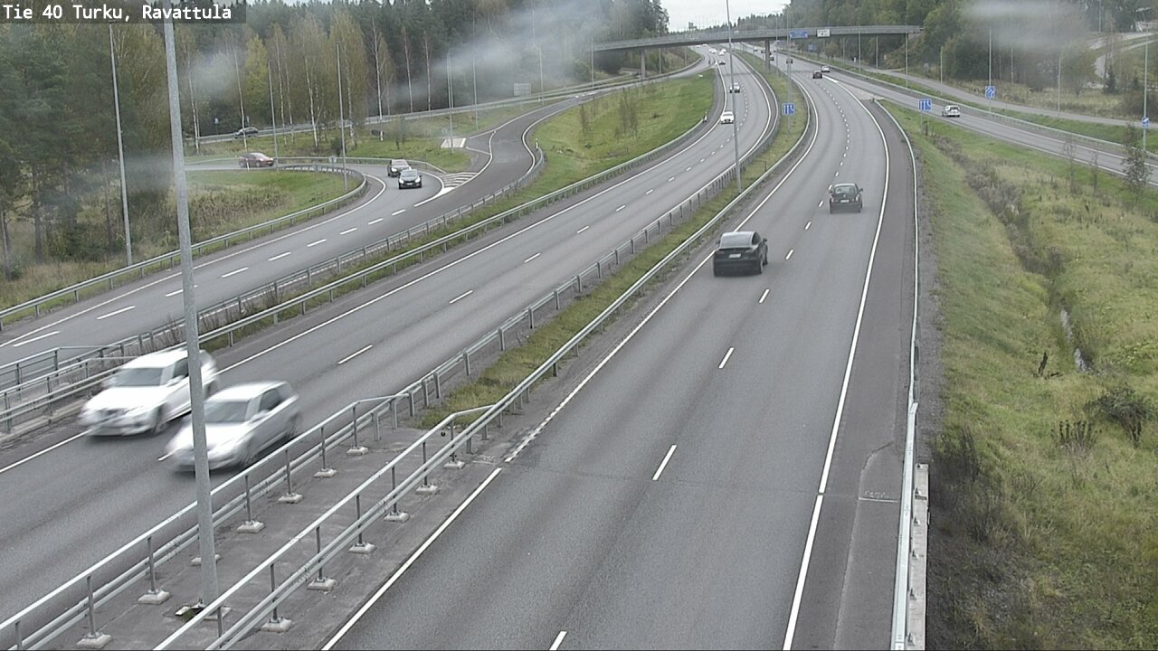 Weather Camera Image Väg 40 S:t Karins, Ravattula, Kaarina, Varsinais-Suomi