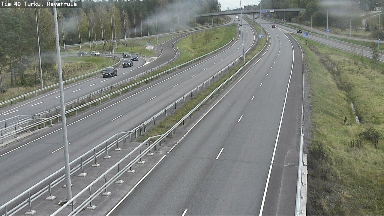 Weather Camera Image Väg 40 S:t Karins, Ravattula, Kaarina, Varsinais-Suomi